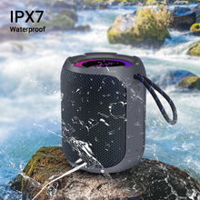 Load image into Gallery viewer, 40W Portable Speaker Stereo Subwoofer IPX7 Waterproof with Ambient Light and Dual Microphone Karaoke Wireless Speaker