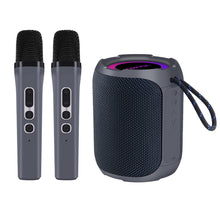 Load image into Gallery viewer, 40W Portable Speaker Stereo Subwoofer IPX7 Waterproof with Ambient Light and Dual Microphone Karaoke Wireless Speaker