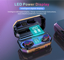 Load image into Gallery viewer, TE03 Wireless earbuds, 2000mAh TWS earphone earbuds, can charge cell phones.