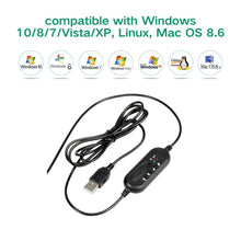 Load image into Gallery viewer, CH01 Amazon top seller call center USB headset, HD microphone noise cancelling.