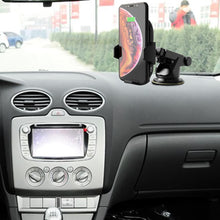 Load image into Gallery viewer, Fast Wireless Car Charger Mount Kit, One Touch Automatic Clamping Qi Cell Phone 10W Power Charging Air Vent Dashboard Holder