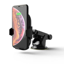Load image into Gallery viewer, Fast Wireless Car Charger Mount Kit, One Touch Automatic Clamping Qi Cell Phone 10W Power Charging Air Vent Dashboard Holder