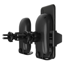 Load image into Gallery viewer, Fast Wireless Car Charger Mount Kit, One Touch Automatic Clamping Qi Cell Phone 10W Power Charging Air Vent Dashboard Holder