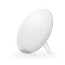 Load image into Gallery viewer, Salable Round Qi Wireless Charger Stand Fast Wireless Charging Holder - White