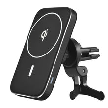 Load image into Gallery viewer, Magnetic Wireless Car Charger Mount for iPhone 12 Mini Pro Max Magsafe Fast Charging Wireless Charger Car Phone Holder