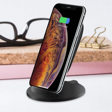 Load image into Gallery viewer, 10w Charge for iPhone Qi Wireless Mobile Phone Charger Fast Charger Wireless Charging Stand
