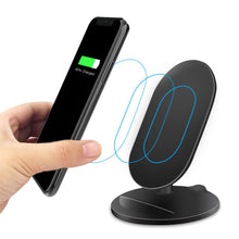 Load image into Gallery viewer, 10w Charge for iPhone Qi Wireless Mobile Phone Charger Fast Charger Wireless Charging Stand