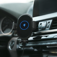 Load image into Gallery viewer, Hot New Car Mount Fast Charging,Qi Fast Air Vent Gravity Phone Holder Wireless Car Charger for All Qi-Enabled Devices