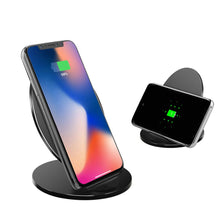 Load image into Gallery viewer, Smart Phone Fast Qi Wireless Charger Stand Mobile Phone Stand Wireless Charging Stand