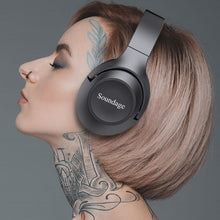 Load image into Gallery viewer, soundage AH08 Active Noise Canceling Headphones, wireless headset for travel, TV, audifonos.
