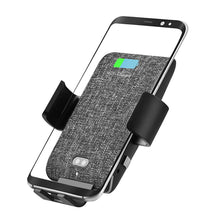 Load image into Gallery viewer, Ai Voice Control Infrared Sensor Car Wireless Charger holder for iPhone XS Max
