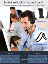 Load image into Gallery viewer, CH05 Best Selling Products in Amazon, Call Center Noise Cancelling Telephone Headset, Handsfree Headset.
