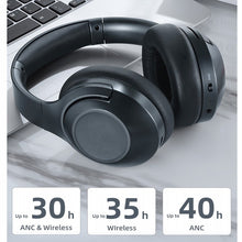 Load image into Gallery viewer, AH08 Active Noise Canceling Headphones, wireless headset for travel, TV, audifonos.
