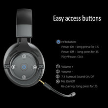 Load image into Gallery viewer, GH03 Wireless Gaming Headset, 2.4G Gaming Headset Headphone with Microphone.
