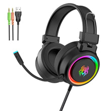 Load image into Gallery viewer, GH05 RGB Gaming Headsets, 7.1 Gaming Headphones with 2.2m Cord.
