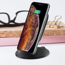 Load image into Gallery viewer, 10w Charge for iPhone Qi Wireless Mobile Phone Charger Fast Charger Wireless Charging Stand

