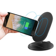 Load image into Gallery viewer, 10w Charge for iPhone Qi Wireless Mobile Phone Charger Fast Charger Wireless Charging Stand
