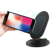 Load image into Gallery viewer, 10w Charge for iPhone Qi Wireless Mobile Phone Charger Fast Charger Wireless Charging Stand
