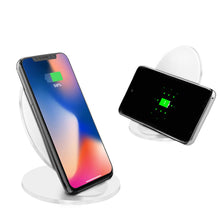 Load image into Gallery viewer, Smart Phone Fast Qi Wireless Charger Stand Mobile Phone Stand Wireless Charging Stand
